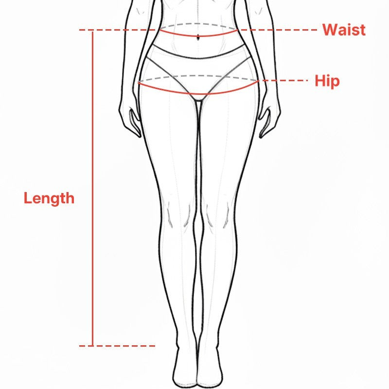 Women's Bottom Measurement Guide: Waist, Hip, Length